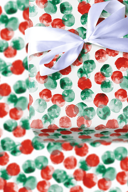 Santa Spots - Wrapping Paper - Aspen & Arlo