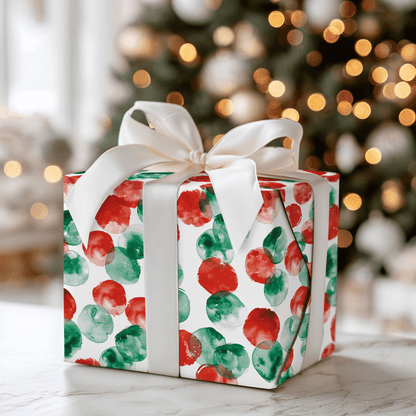 Santa Spots - Wrapping Paper - Aspen & Arlo