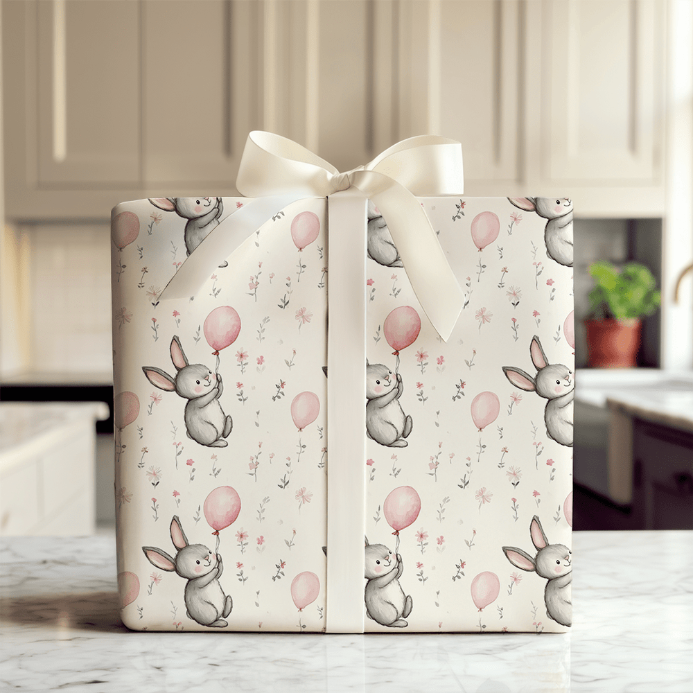 Hop Into the Party - Wrapping Paper - Aspen & Arlo
