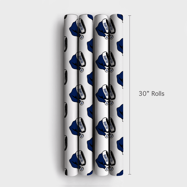 Villanova Claus - Wrapping Paper - Aspen & Arlo