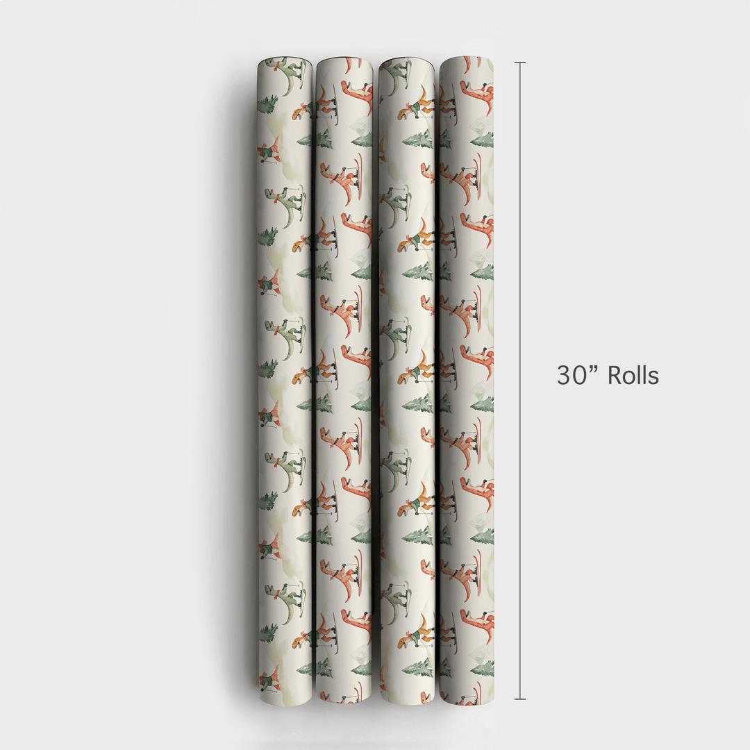 Ski Rex - Wrapping Paper - Aspen & Arlo