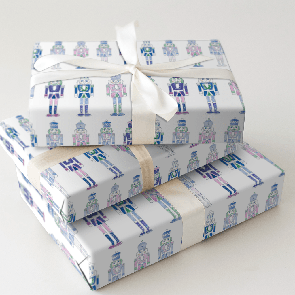 Diamond Nutcracker - Wrapping Paper - Aspen & Arlo