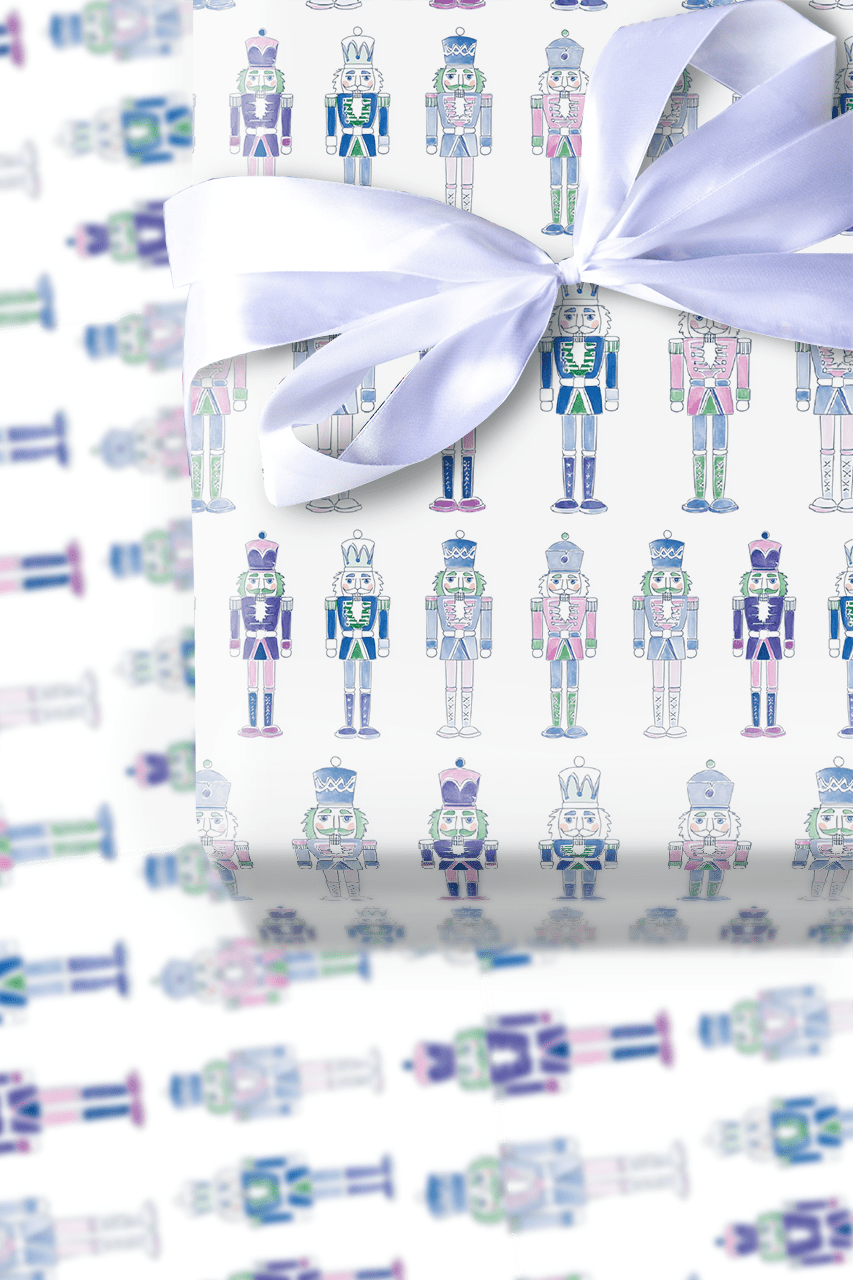 Diamond Nutcracker - Wrapping Paper - Aspen & Arlo