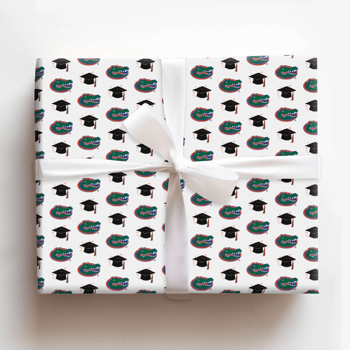 Hats off to the Florida Grad - Wrapping Paper - Aspen & Arlo