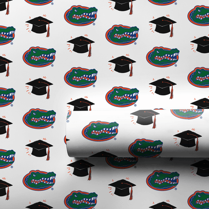 Hats off to the Florida Grad - Wrapping Paper - Aspen & Arlo