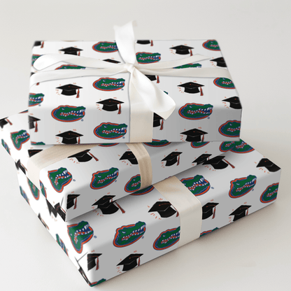 Hats off to the Florida Grad - Wrapping Paper - Aspen & Arlo