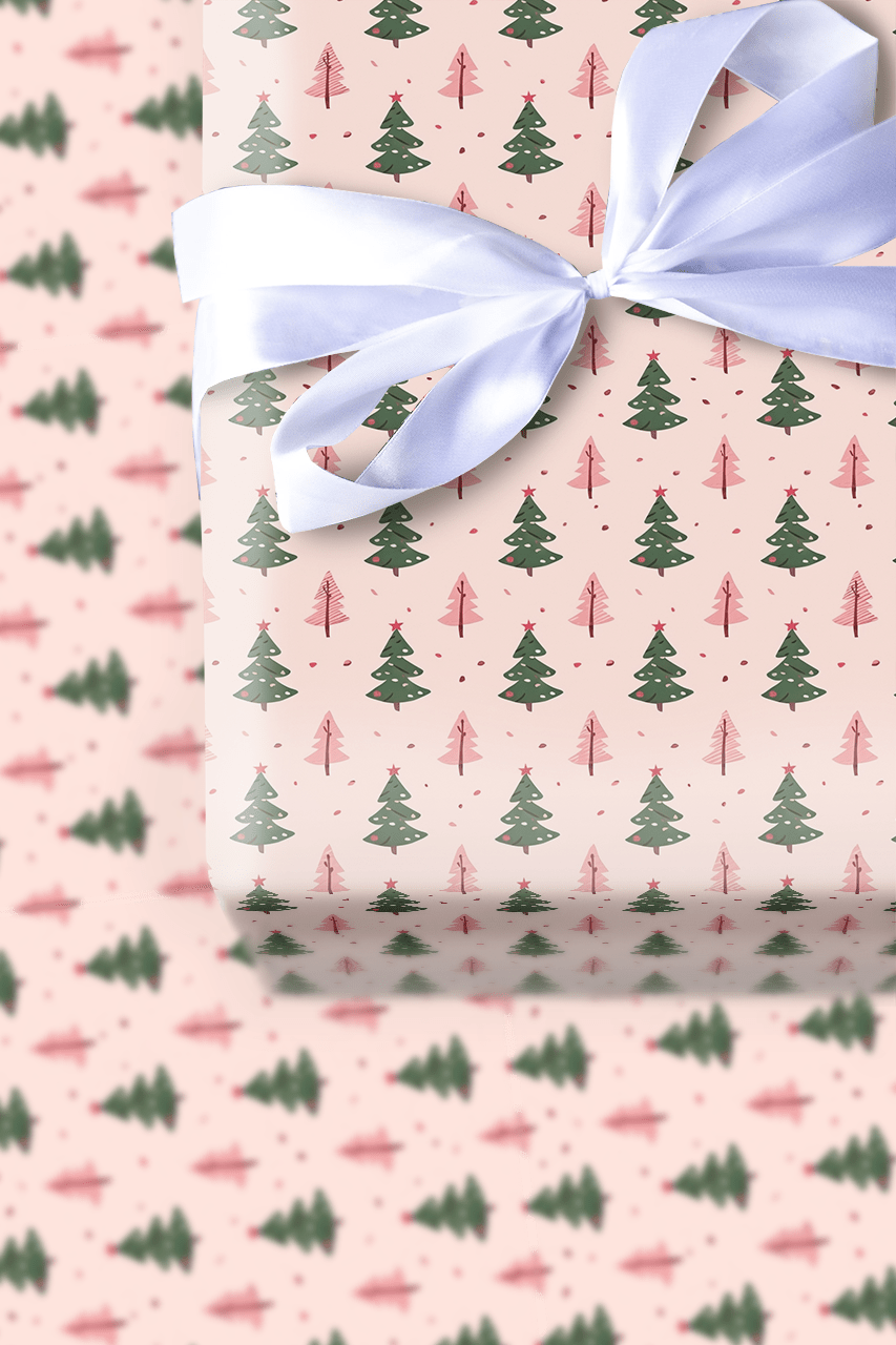 Polar Pine - Wrapping Paper - Aspen & Arlo