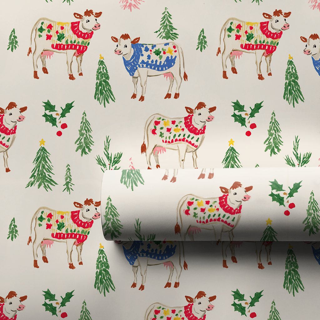 Festive Cow Sweaters