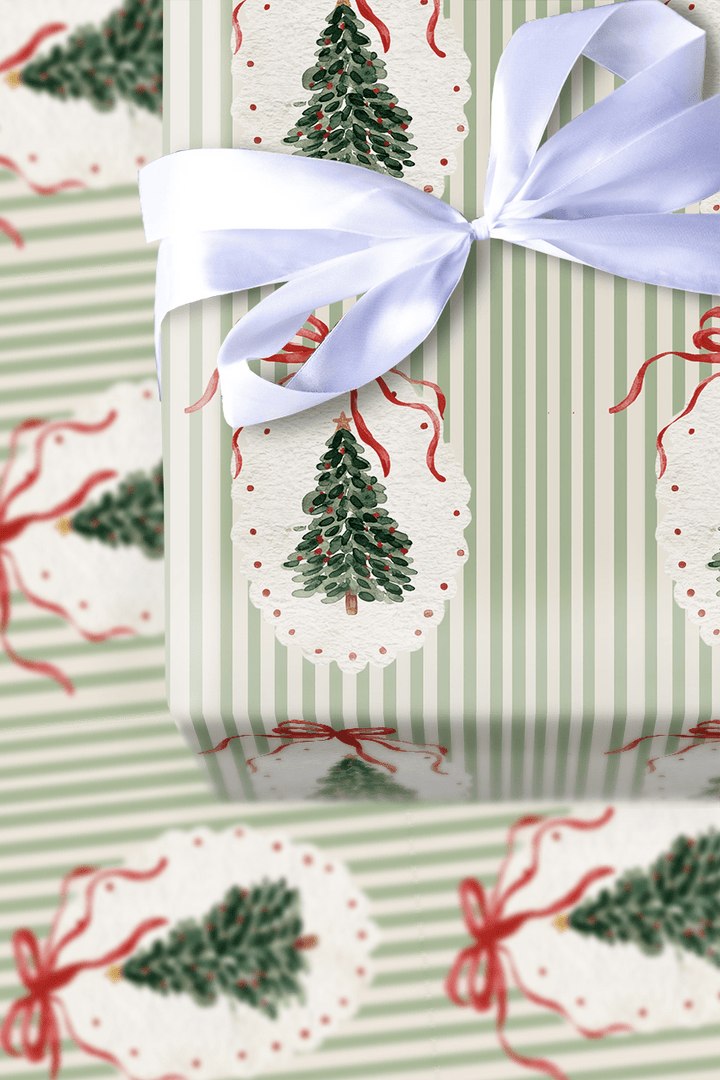 Tinsel Treasures - Wrapping Paper - Aspen & Arlo