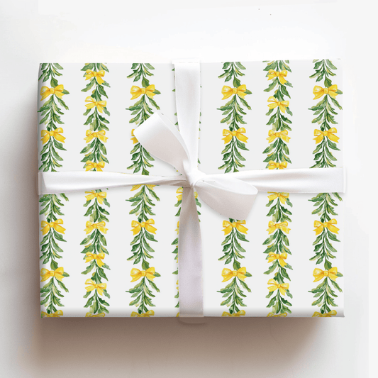 Golden Garland - Wrapping Paper - Aspen & Arlo