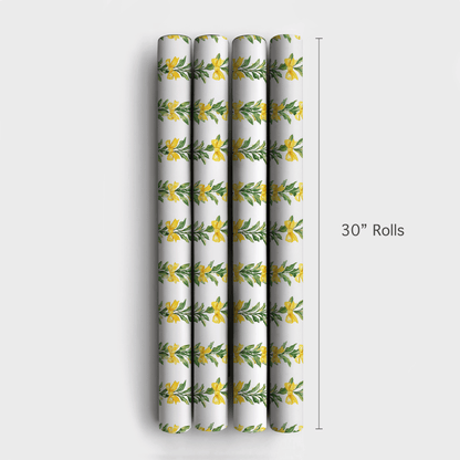 Golden Garland - Wrapping Paper - Aspen & Arlo