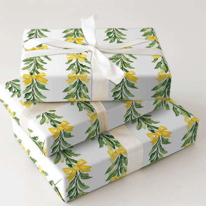 Golden Garland - Wrapping Paper - Aspen & Arlo