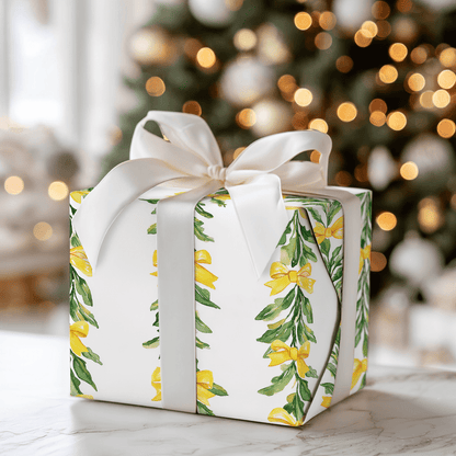 Golden Garland - Wrapping Paper - Aspen & Arlo