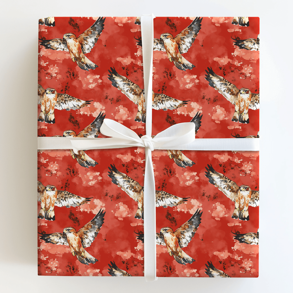 Flight Red - Wrapping Paper - Aspen & Arlo