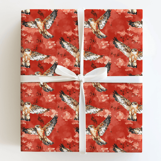 Flight Red - Wrapping Paper - Aspen & Arlo