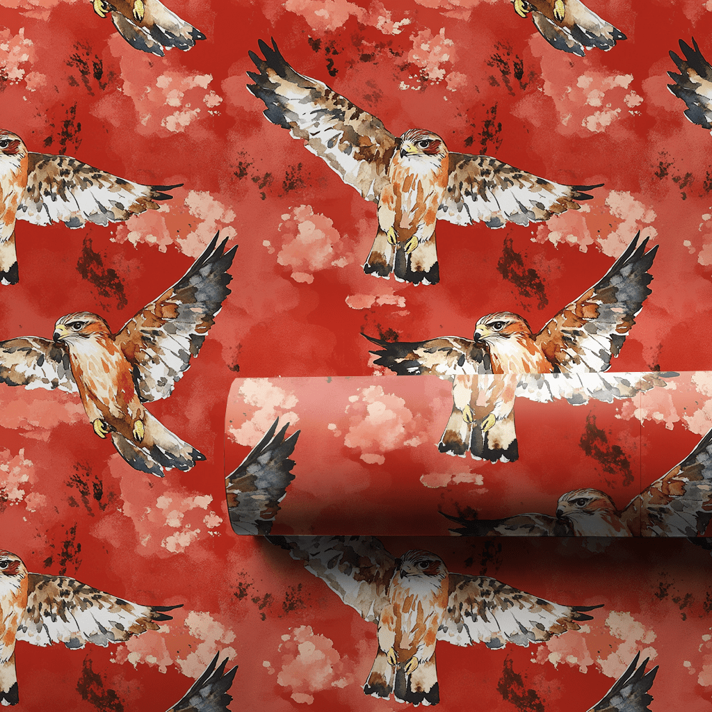 Flight Red - Wrapping Paper - Aspen & Arlo