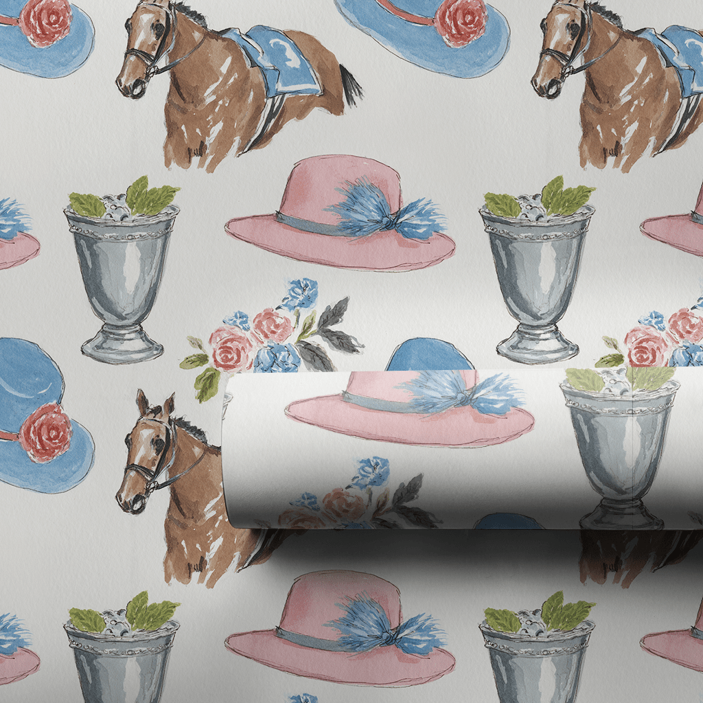Derby Day Icons - Wrapping Paper - Aspen & Arlo