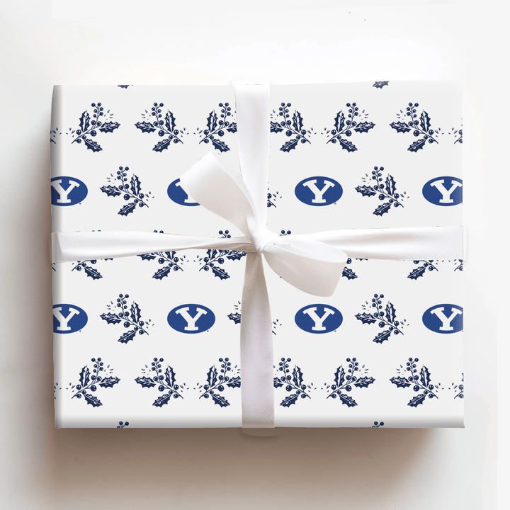 BYU Holly - Wrapping Paper - Aspen & Arlo