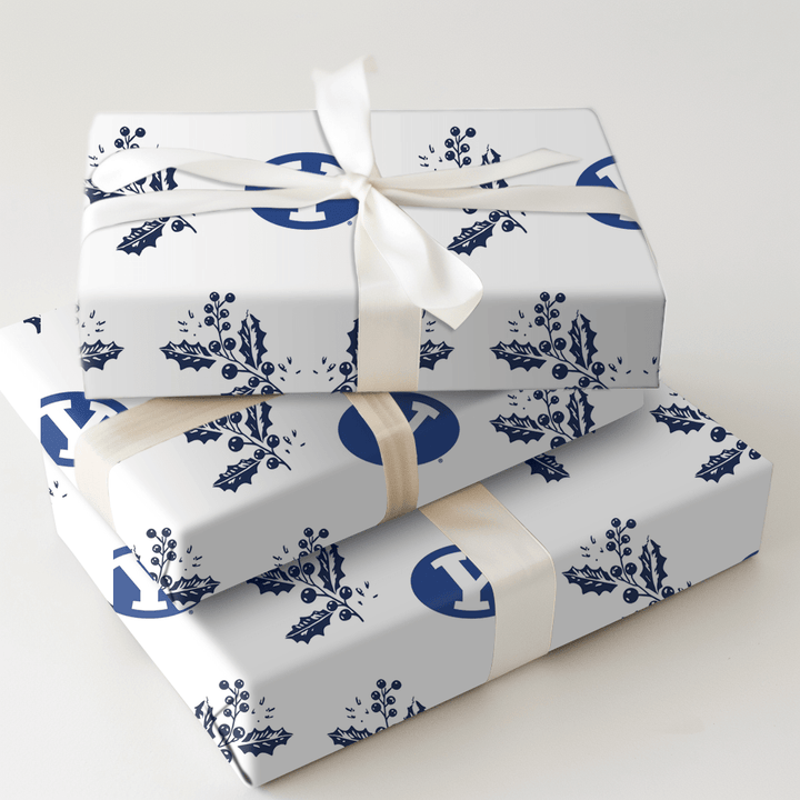 BYU Holly - Wrapping Paper - Aspen & Arlo