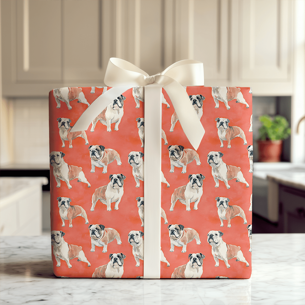 Bulldog Pride - Wrapping Paper - Aspen & Arlo