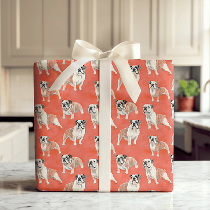 Bulldog Pride - Wrapping Paper - Aspen & Arlo