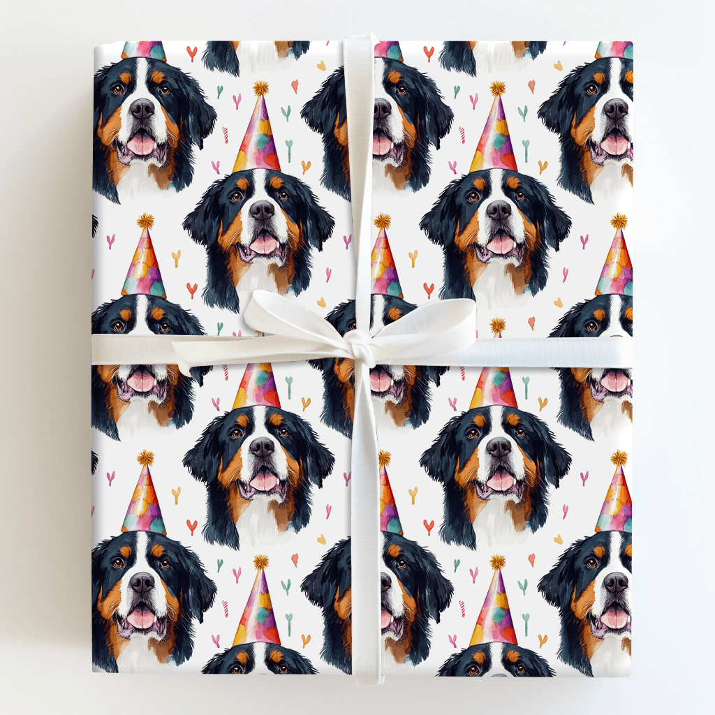 Berner Bash - Wrapping Paper - Aspen & Arlo