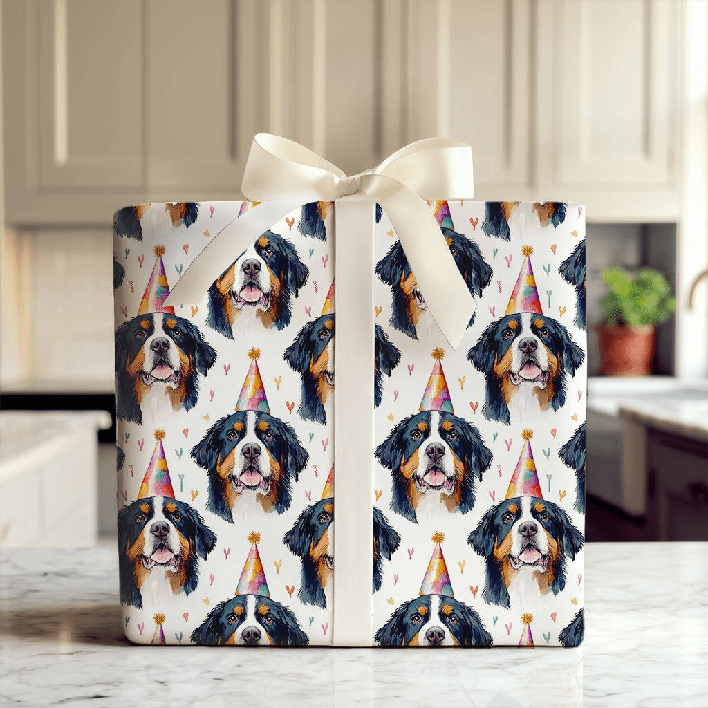 Berner Bash - Wrapping Paper - Aspen & Arlo