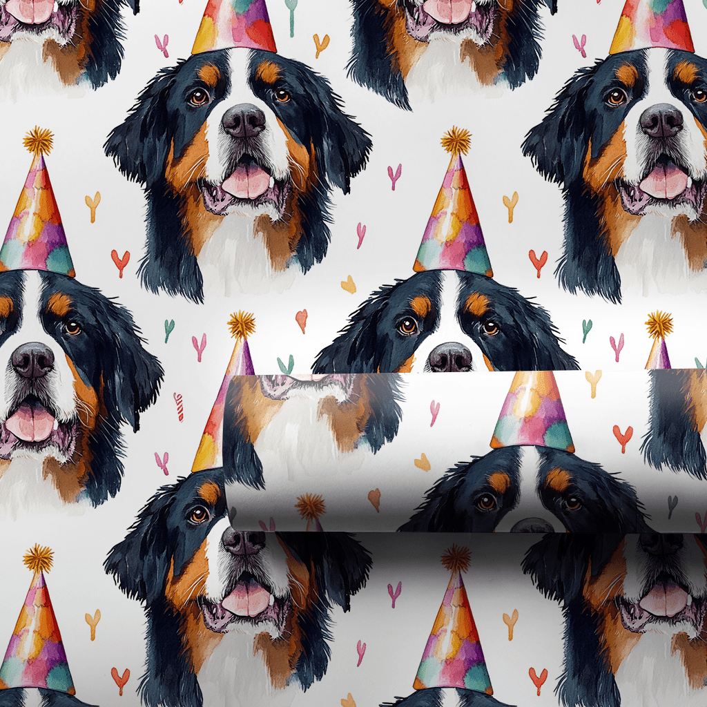 Berner Bash - Wrapping Paper - Aspen & Arlo