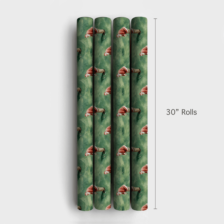 Santa’s 18 Holes - Wrapping Paper - Aspen & Arlo