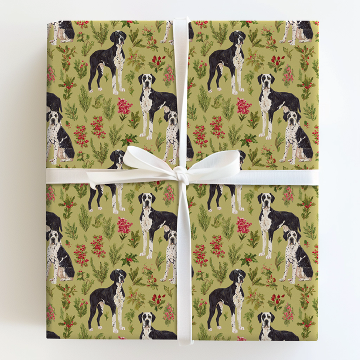 Great Dane Christmas Green