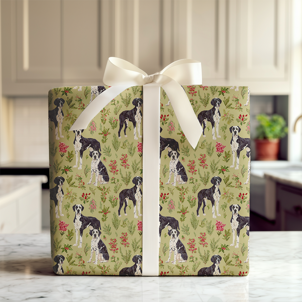 Great Dane Christmas Green