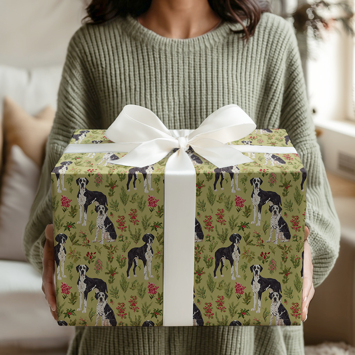 Great Dane Christmas Green