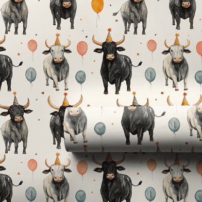Birthday Stampede - Wrapping Paper - Aspen & Arlo