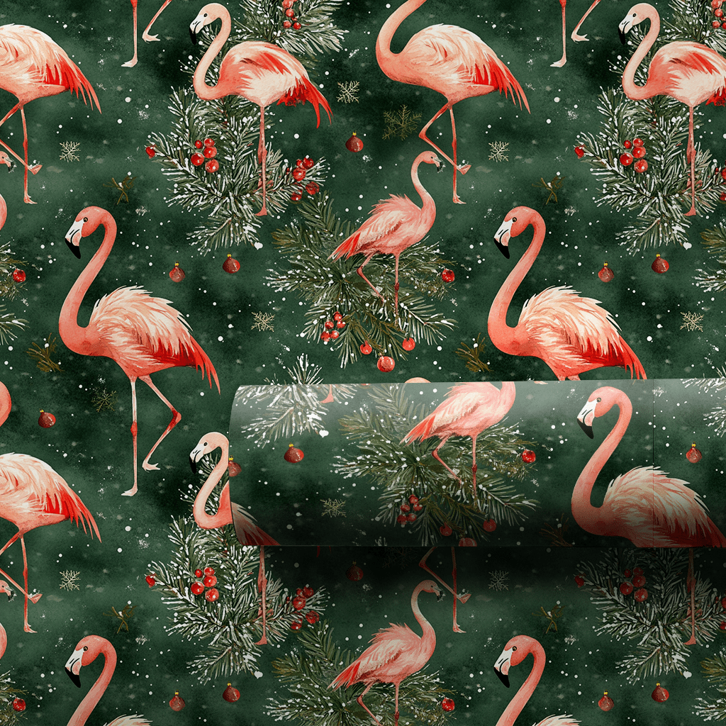 Flamingo Wonderland - Wrapping Paper - Aspen & Arlo