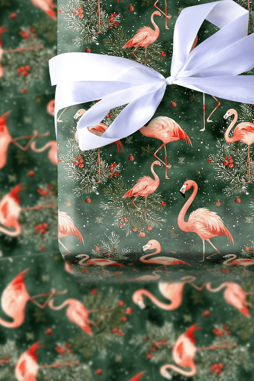 Flamingo Wonderland - Wrapping Paper - Aspen & Arlo