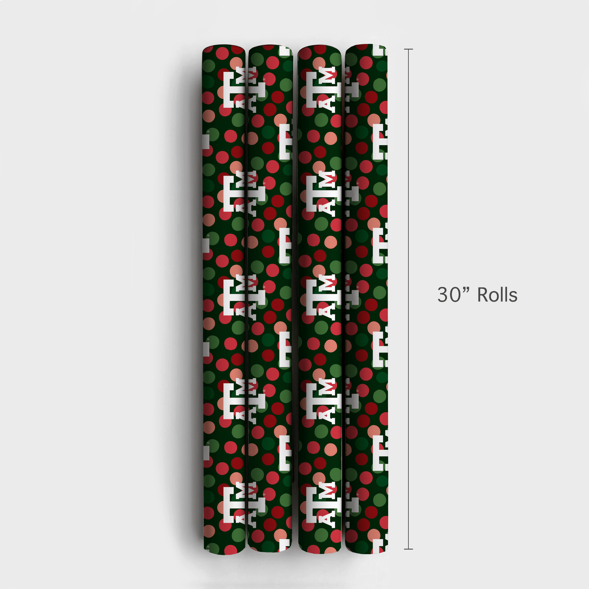 Winter A&M Dots - Wrapping Paper - Aspen & Arlo
