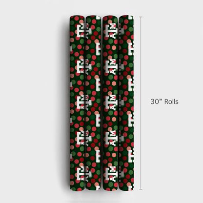 Winter A&M Dots - Wrapping Paper - Aspen & Arlo