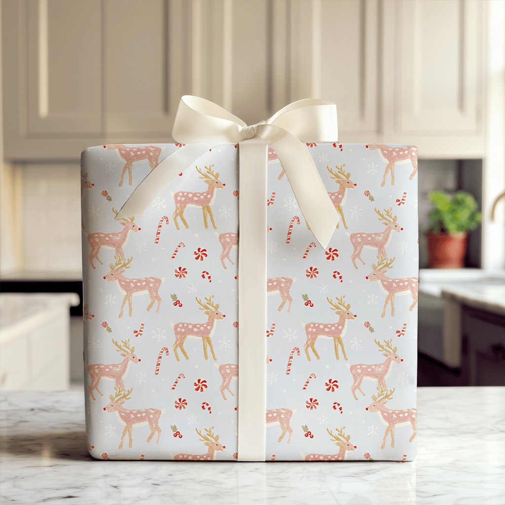 Reindeer Frolic - Wrapping Paper - Aspen & Arlo