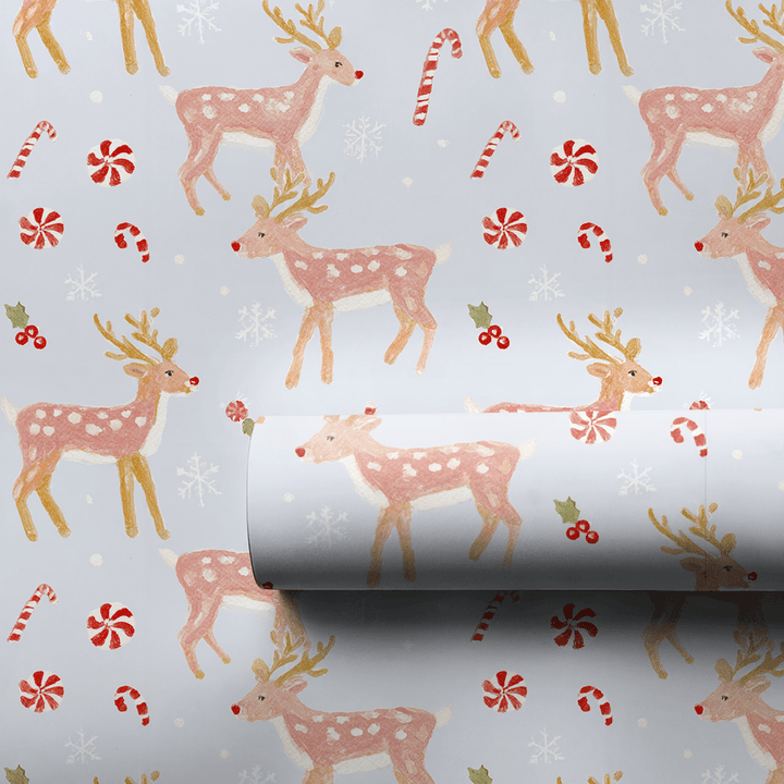 Reindeer Frolic - Wrapping Paper - Aspen & Arlo
