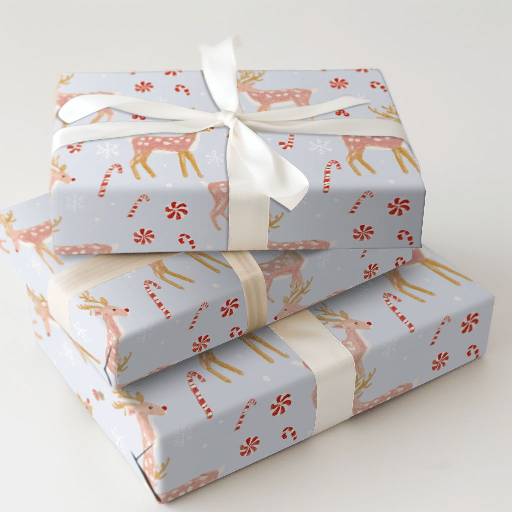 Reindeer Frolic - Wrapping Paper - Aspen & Arlo