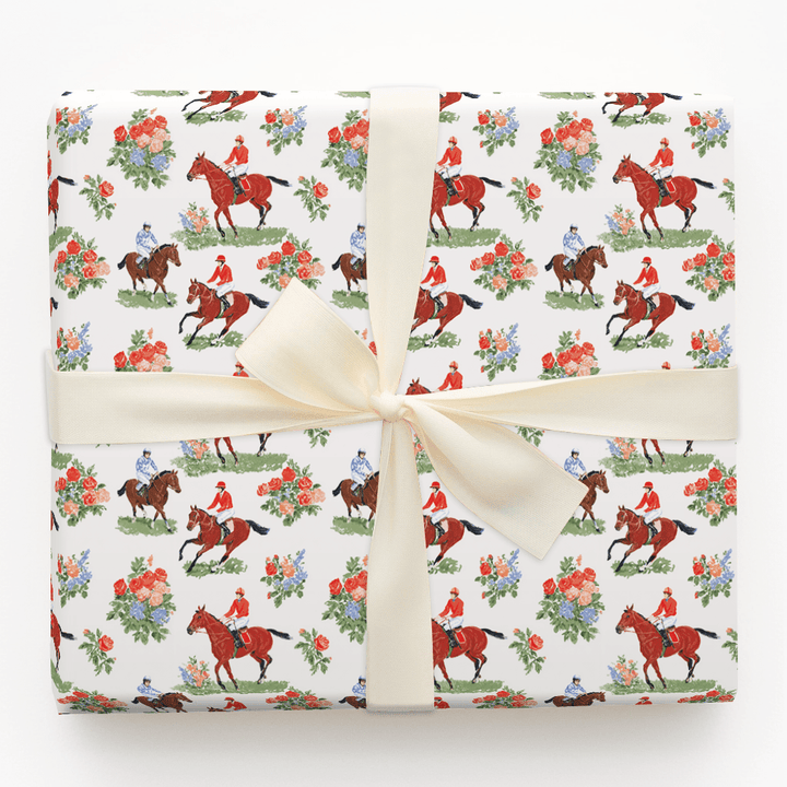 Run for the Roses - Wrapping Paper - Aspen & Arlo