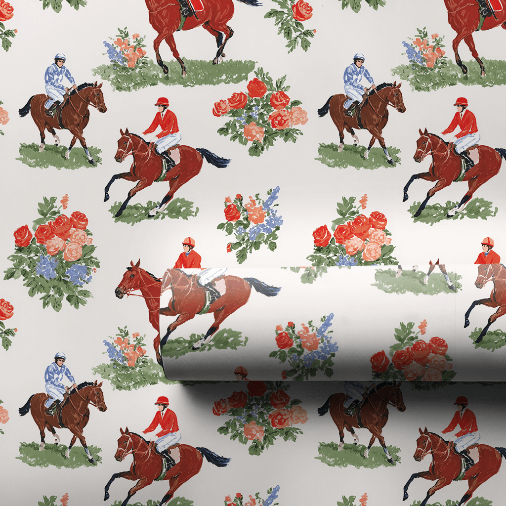 Run for the Roses - Wrapping Paper - Aspen & Arlo