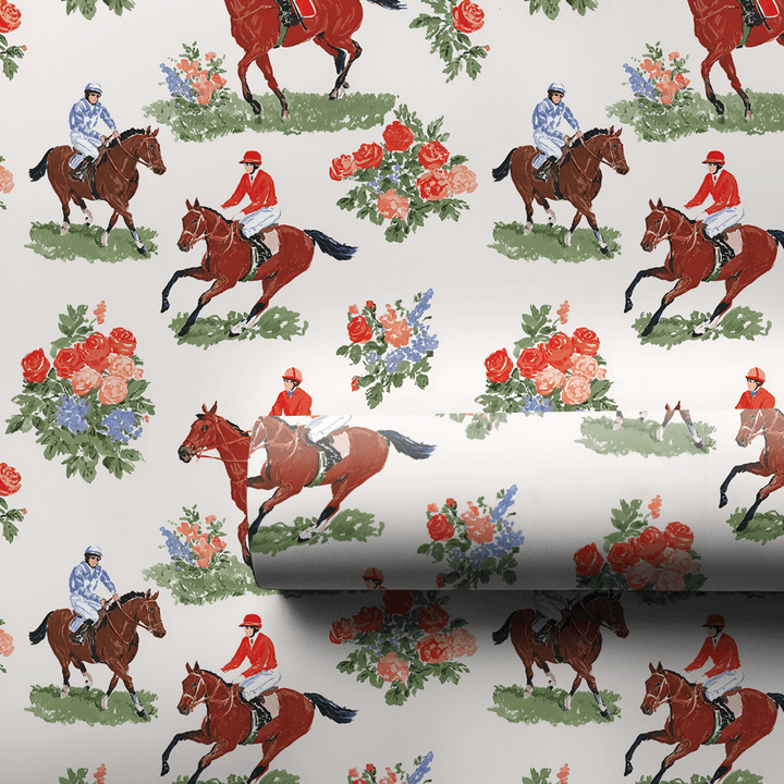 Run for the Roses - Wrapping Paper - Aspen & Arlo