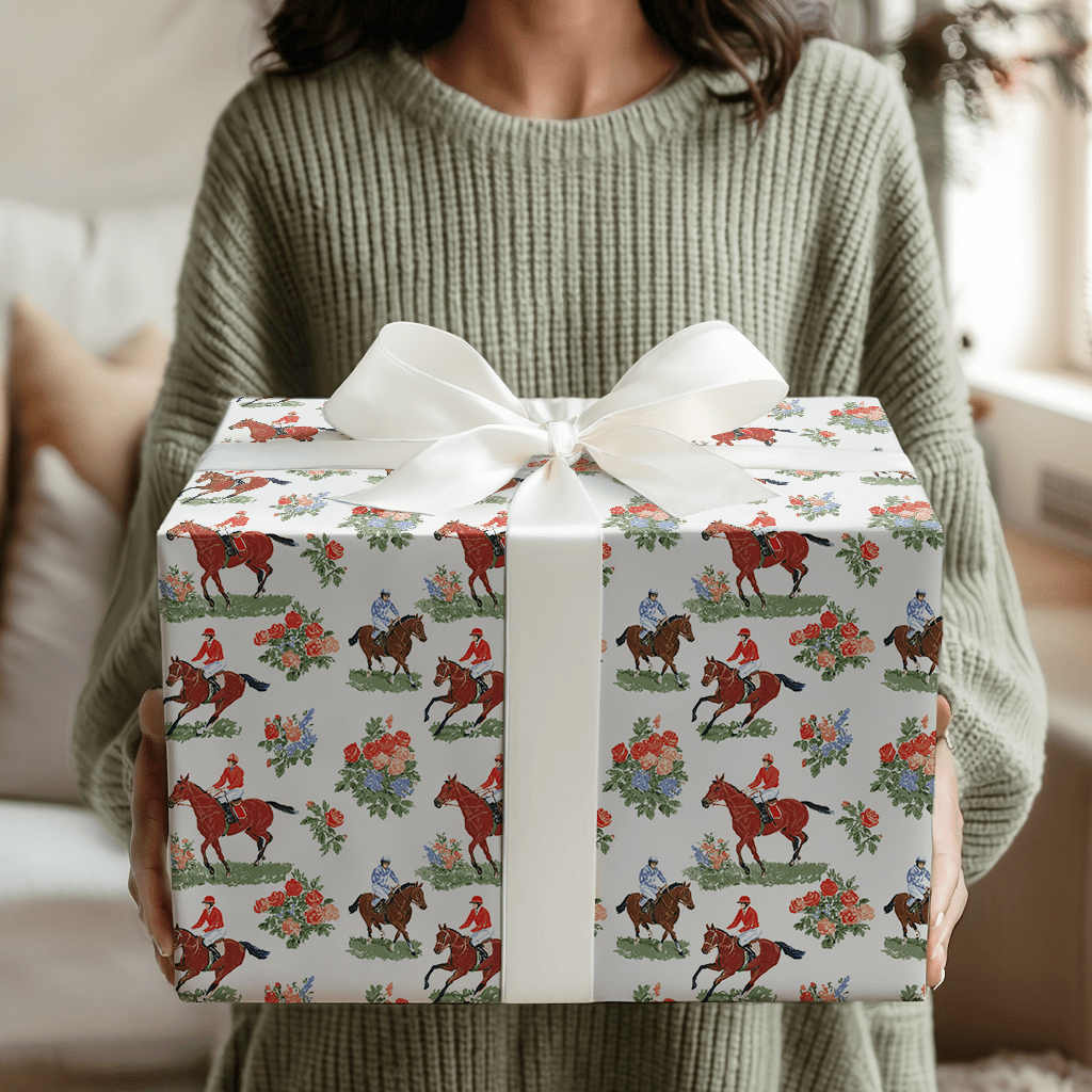 Run for the Roses - Wrapping Paper - Aspen & Arlo