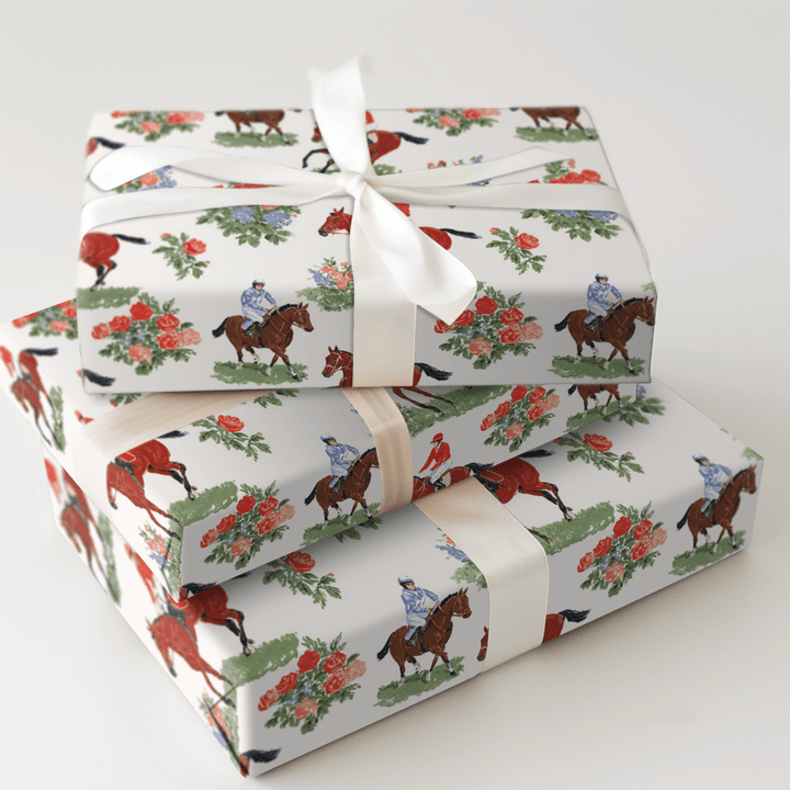 Run for the Roses - Wrapping Paper - Aspen & Arlo