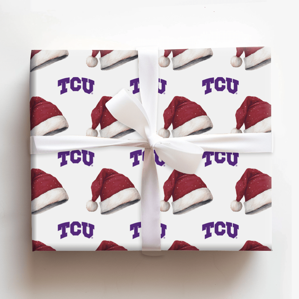 Santa at TCU - Wrapping Paper - Aspen & Arlo
