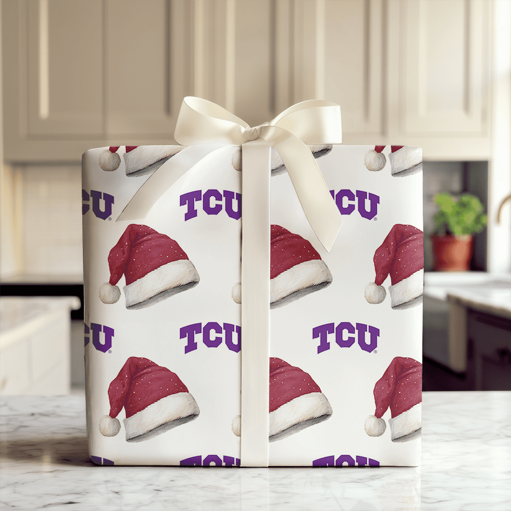 Santa at TCU - Wrapping Paper - Aspen & Arlo
