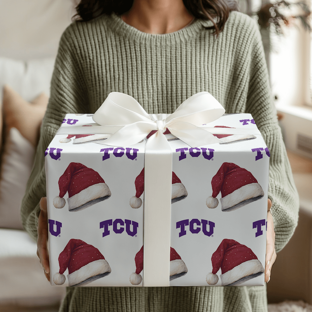 Santa at TCU - Wrapping Paper - Aspen & Arlo