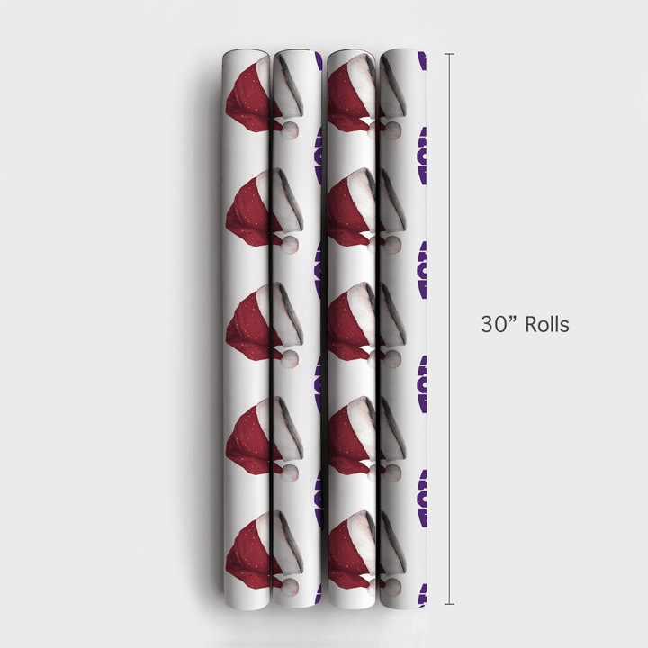 Santa at TCU - Wrapping Paper - Aspen & Arlo