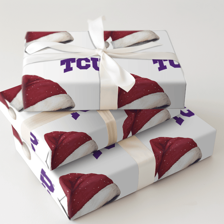 Santa at TCU - Wrapping Paper - Aspen & Arlo